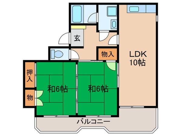 白川台ステイツの物件間取画像